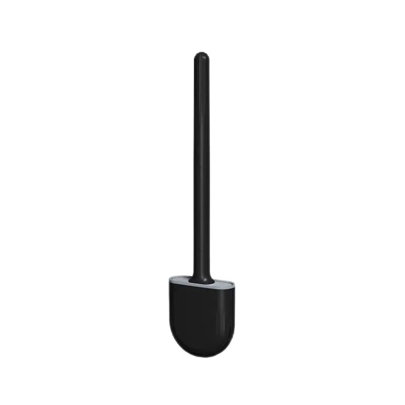 1 Wall Hanging Long Handle Toilet Brush, Silicone Cleaning Brush, Durable, Easy to Clean, Suitable for Bathroom, Toilet Cleaning