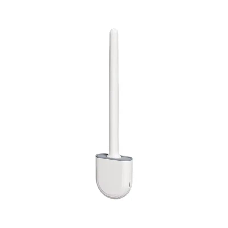 1 Wall Hanging Long Handle Toilet Brush, Silicone Cleaning Brush, Durable, Easy to Clean, Suitable for Bathroom, Toilet Cleaning