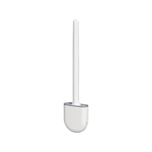1 Wall Hanging Long Handle Toilet Brush, Silicone Cleaning Brush, Durable, Easy to Clean, Suitable for Bathroom, Toilet Cleaning