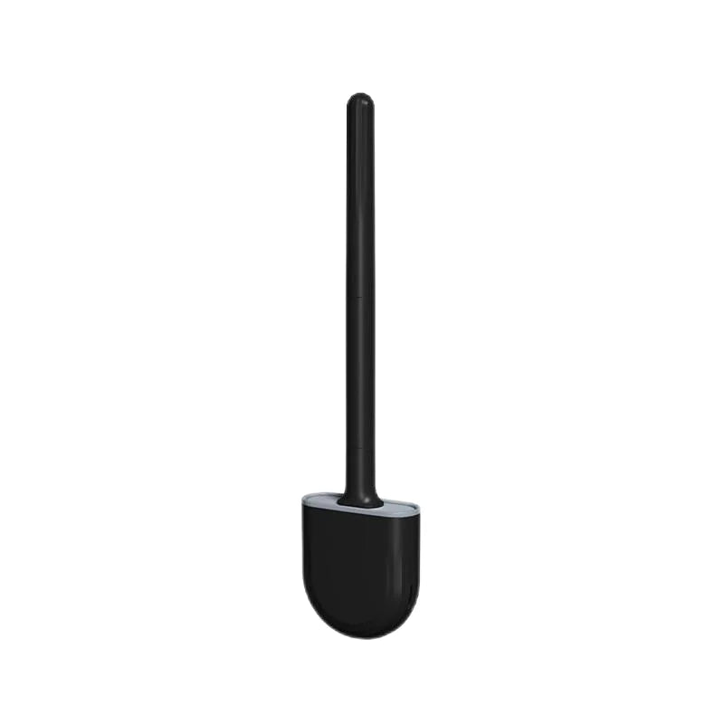 1 Wall Hanging Long Handle Toilet Brush, Silicone Cleaning Brush, Durable, Easy to Clean, Suitable for Bathroom, Toilet Cleaning